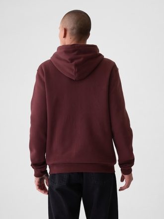 Vintage mjuk hoodie med dragkedja