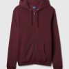 Vintage mjuk hoodie med dragkedja