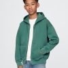Vintage mjuk hoodie med dragkedja för barn