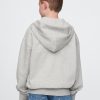Vintage mjuk hoodie med dragkedja för barn
