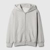 Vintage mjuk hoodie med dragkedja för barn