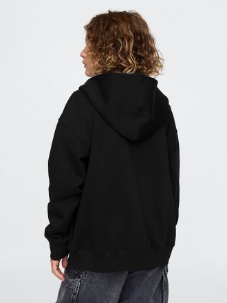 Vintage mjuk hoodie med dragkedja för barn