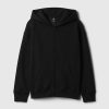 Vintage mjuk hoodie med dragkedja för barn