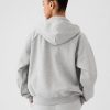 Vintage mjuk hoodie med dragkedja