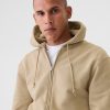 Vintage mjuk hoodie med dragkedja