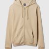 Vintage mjuk hoodie med dragkedja