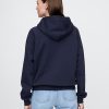 Vintage mjuk hoodie med dragkedja