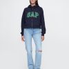 Vintage mjuk hoodie med dragkedja