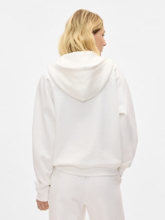 Vintage mjuk hoodie med dragkedja