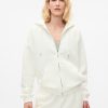 Vintage mjuk hoodie med dragkedja