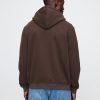 Vintage mjuk hoodie med dragkedja