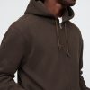 Vintage mjuk hoodie med dragkedja