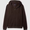 Vintage mjuk hoodie med dragkedja