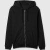 Vintage mjuk hoodie med dragkedja