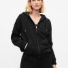 Vintage mjuk hoodie med dragkedja
