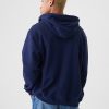 Vintage mjuk hoodie med full dragkedja