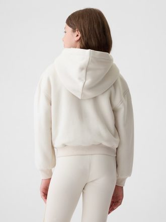 Vintage mjuk, mysig logotyphuvtröja för barn