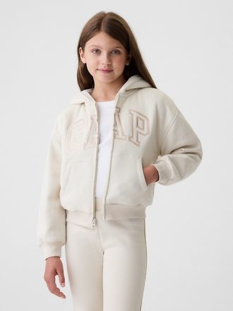 Vintage mjuk, mysig logotyphuvtröja för barn