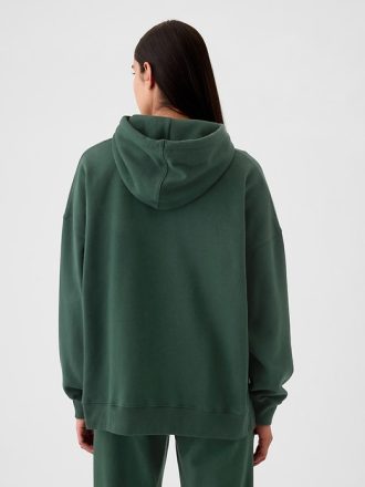 Vintage mjuk oversized tunika hoodie