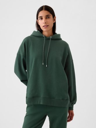 Vintage mjuk oversized tunika hoodie