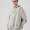 Vintage mjuk oversized tunika hoodie