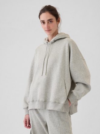 Vintage mjuk oversized tunika hoodie