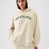 Vintage mjuk oversized tunika hoodie