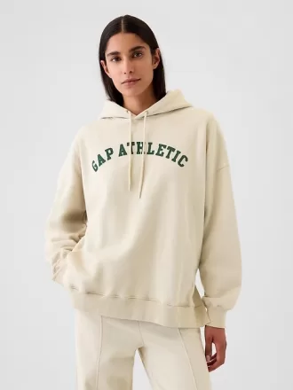 Vintage mjuk oversized tunika hoodie