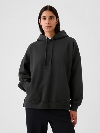 Vintage mjuk oversized tunika hoodie