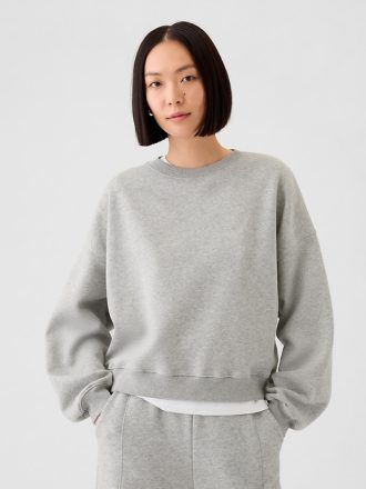 Vintage mjuk tröja med crewneck