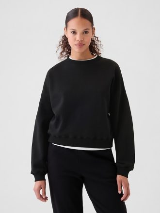 Vintage mjuk tröja med crewneck