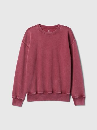 Vintage mjuk tvättad avslappnad tröja för barn