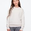 Vintage mjuk tvättad avslappnad tröja för barn