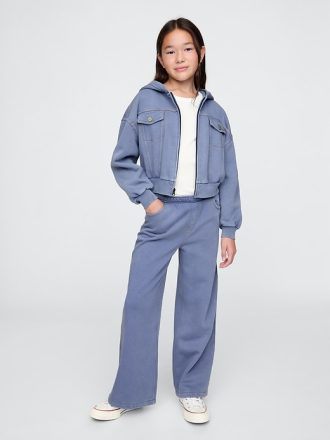 Vintage mjuka, baggy joggingbyxa jeans för barn