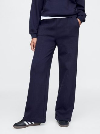 Vintage mjuka träningsbyxor med vida ben