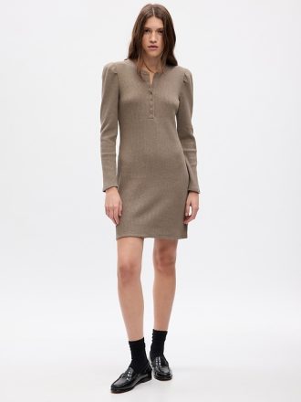 Waffle Henley Miniklänning