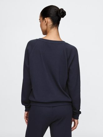 Waffle Henley PJ-skjorta