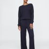 Waffle Henley PJ-skjorta