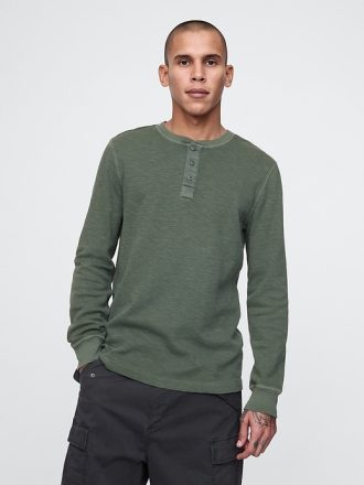 Waffle Henley T-shirt