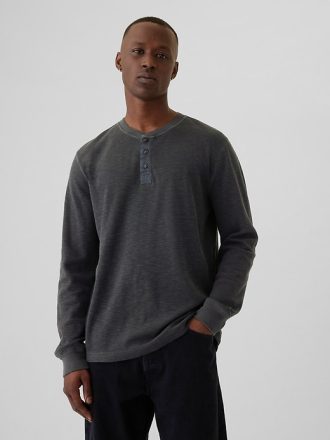 Waffle Henley T-shirt