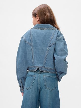 Western Jeansjacka med fransar för barn