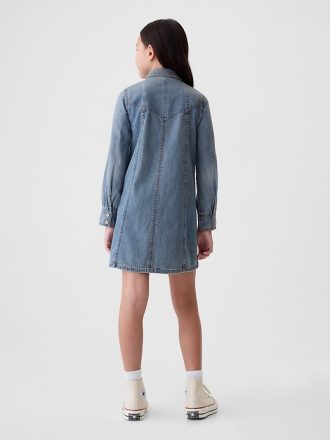 Westernskjorta i denim för barn