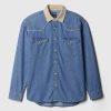 Westernskjorta i jeans