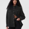 Westernskjortajacka i jeans